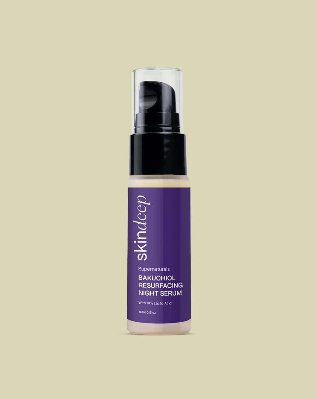 BAKUCHIOL RESURFACING NIGHT SERUM - with 10% Lactic Acid - Image 4