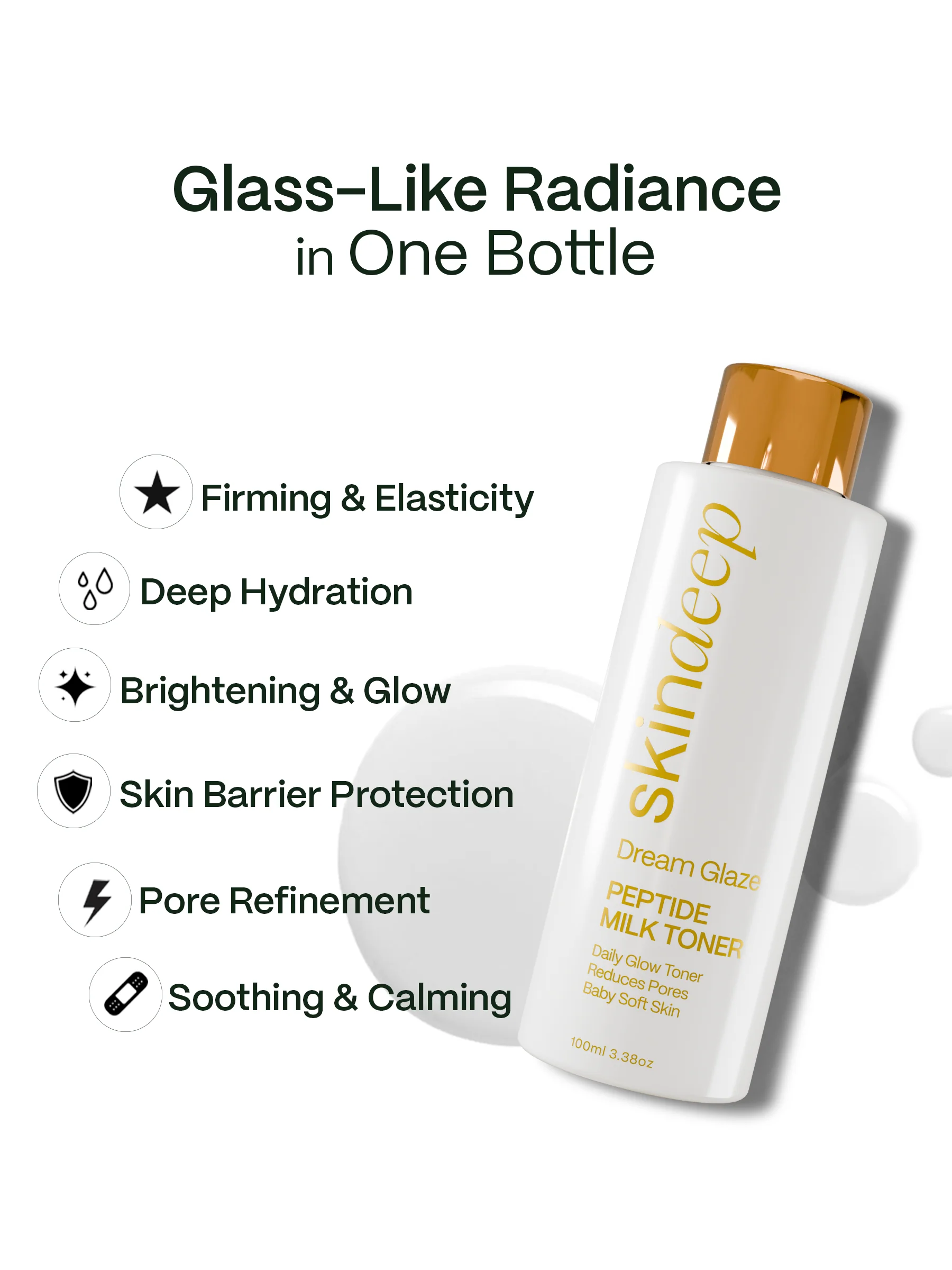 DREAM GLAZE - Peptide Milk Toner - Image 3